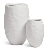 Кашпо TREEZ Effectory Organic Высокая чаша Белый камень д-39 см, в-58 см
