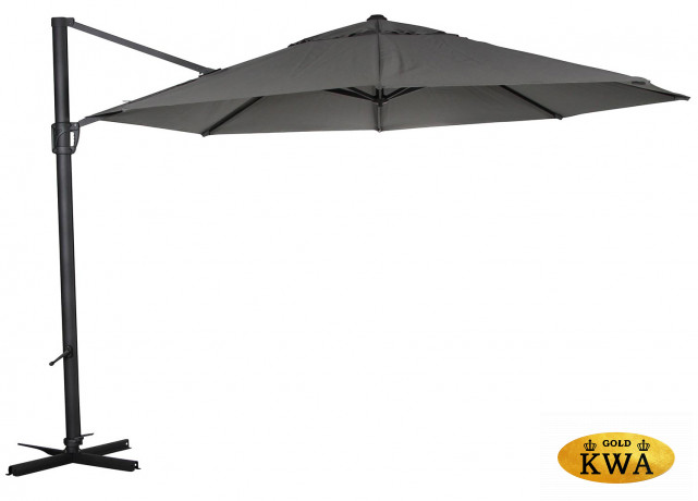 Уличный зонт Fiesole на боковой опоре 3.5 м серый