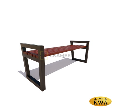 Скамейка «Муром» без спинки (2,5 м лиственница,30х60)