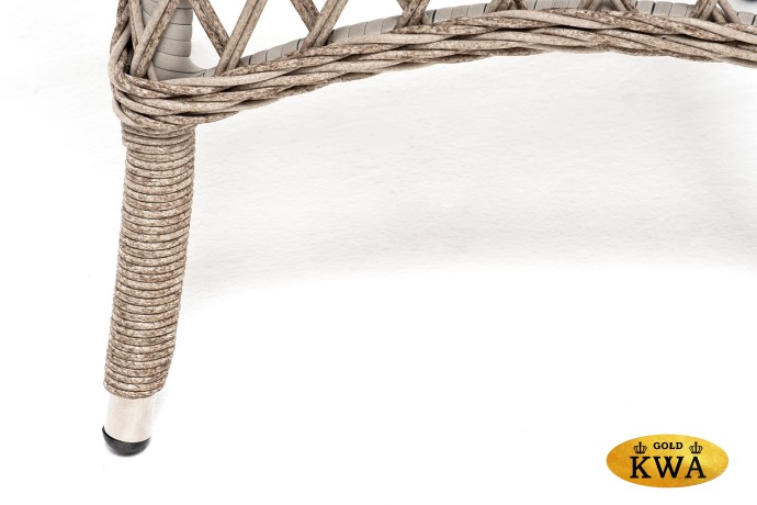 "Эспрессо–80 R" обеденная группа плетеная, цвет бежевый