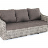 "Фабриция" диван из искусственного ротанга трехместный, цвет серый