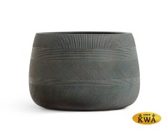 Кашпо TREEZ ERGO Graphics Низкая чаша Окись с медной патиной в-37 см, д-55 см