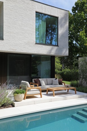 Kosta тик Комплект лаунж мебели натуральный/бежевый, тик