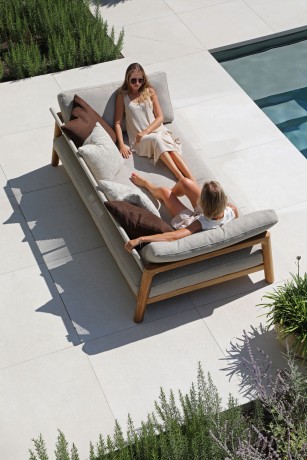 Kosta тик Комплект лаунж мебели натуральный/бежевый, тик