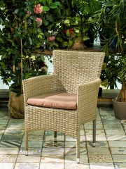 Плетеное кресло AROMA светло-коричневое  Joygarden