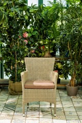 Плетеное кресло AROMA светло-коричневое  Joygarden