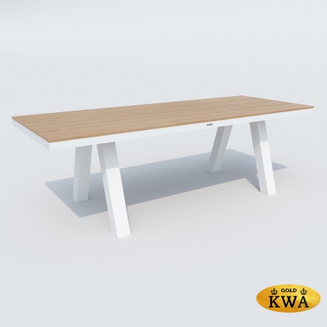 Стол обеденный MIRRA 220 см белый