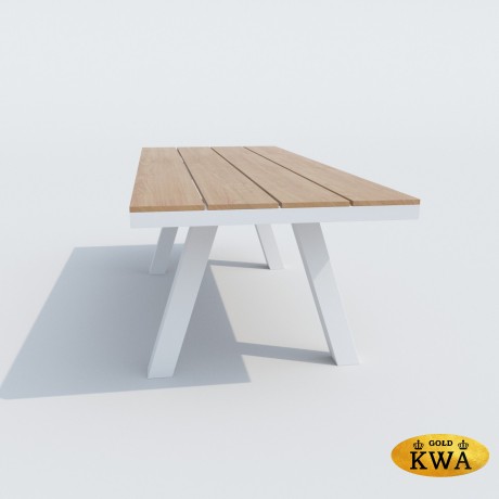 Стол обеденный MIRRA 220 см белый