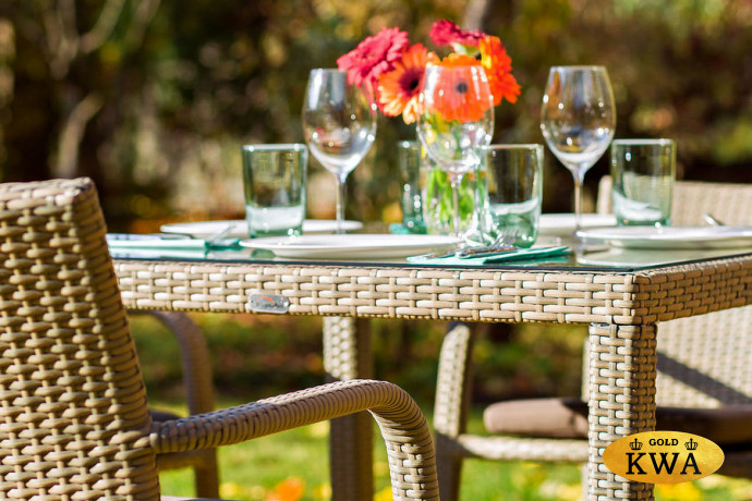 Обеденный комплект ROME на 4 персоны с креслами