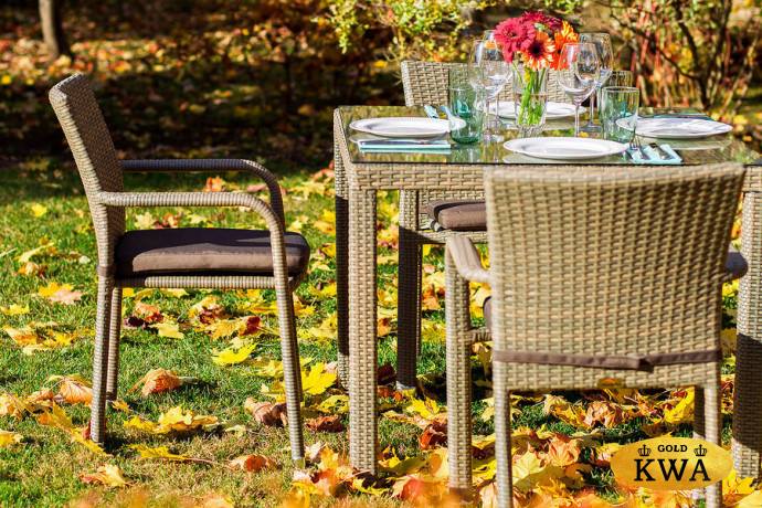 Обеденный комплект ROME на 4 персоны с креслами