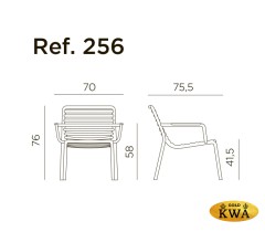 Лаунж-кресло пластиковое