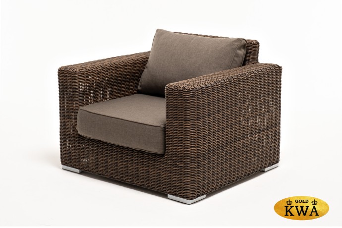 "Боно" лаунж-зона из искусственного ротанга, цвет коричневый