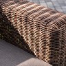 "Боно" лаунж-зона из искусственного ротанга, цвет коричневый