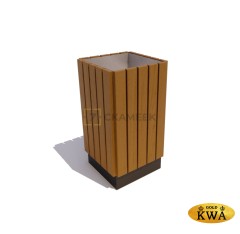 Урна «Эстель» квадратная (лиственница)