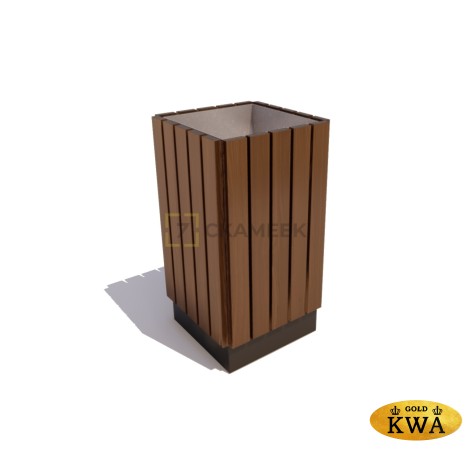 Урна «Эстель» квадратная (лиственница)