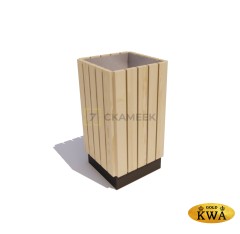 Урна «Эстель» квадратная (лиственница)