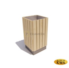 Урна «Эстель» квадратная (лиственница)
