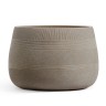 Кашпо TREEZ ERGO Graphics Низкая чаша Капучино в-20 см, д-29 см