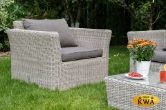 &quot;Капучино&quot; лаунж-зона из искусственного ротанга, цвет бежевый