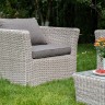 "Капучино" лаунж-зона из искусственного ротанга, цвет бежевый