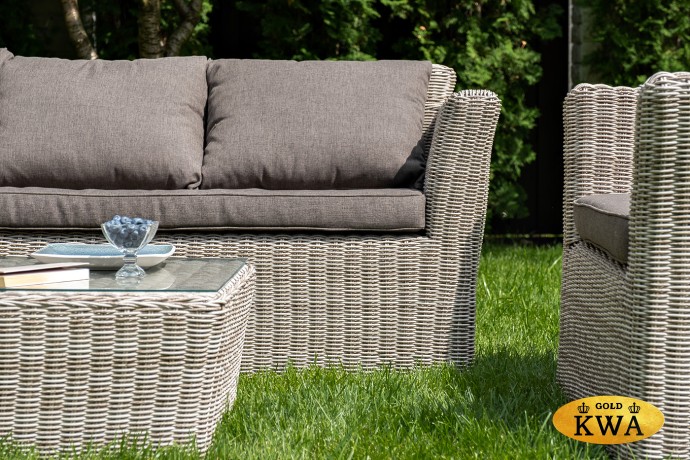 "Капучино" лаунж-зона из искусственного ротанга, цвет бежевый