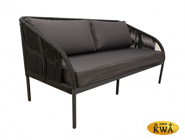 Канны диван плетеный из роупа (веревки) двухместный