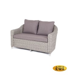 &quot;Кон Панна&quot; диван из искусственного ротанга (гиацинт) двухместный, цвет графит