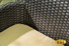 Плетеное кресло AROMA темно-коричневое  Joygarden