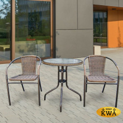 Комплект мебели Асоль-1A TLH-037AR3/060RR-D60 Cappuccino (2+1)