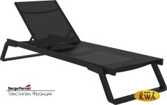 Шезлонг-лежак металлический