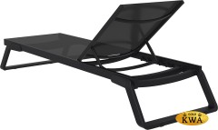 Шезлонг-лежак металлический