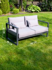 Диван "Лагуна" 2-х местный с двумя подлокотниками G401.3Е10