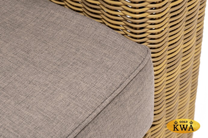 "Боно" лаунж-зона из искусственного ротанга, цвет соломенный