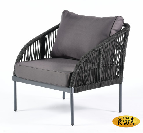 Канны кресло плетеное из роупа (веревки)