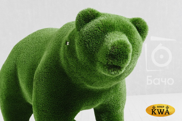 Топиари ландшафтная фигура Медведь малый