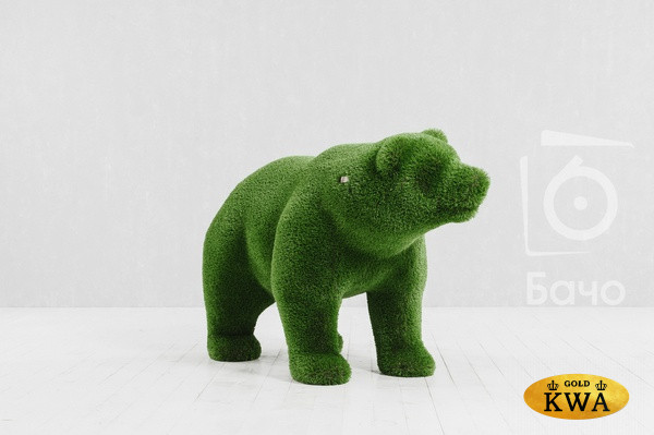 Топиари ландшафтная фигура Медведь малый