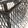 "Дольче" обеденная группа из искусственного ротанга, цвет графит