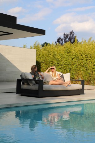 Ystad Комплект лаунж мебели антрацит/серый, алюминий/олефин