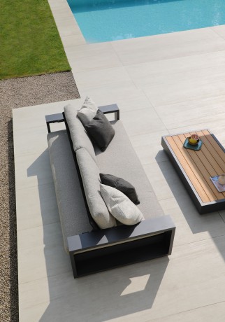 Ystad Комплект лаунж мебели антрацит/серый, алюминий/олефин