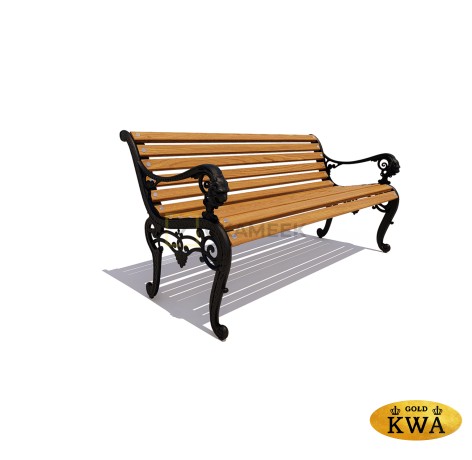 Садовая скамейка «Лев» (ангарская сосна 1,5)