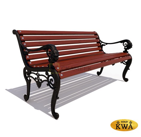 Садовая скамейка «Лев» (ангарская сосна 1,5)