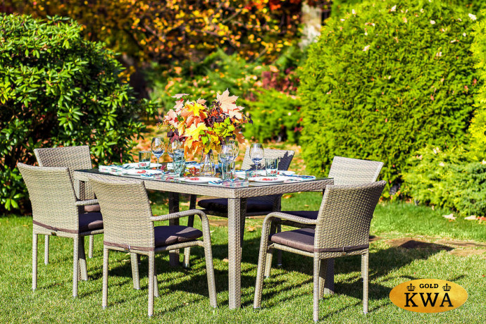 Обеденный комплект ROME на 6 персон с креслами