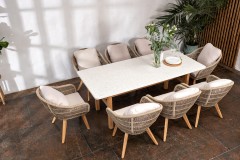 Стол обеденный из тика ТАЛАРА 200 см