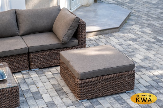 "Капри" трансформирующаяся лаунж-зона из искусственного ротанга, цвет коричневый