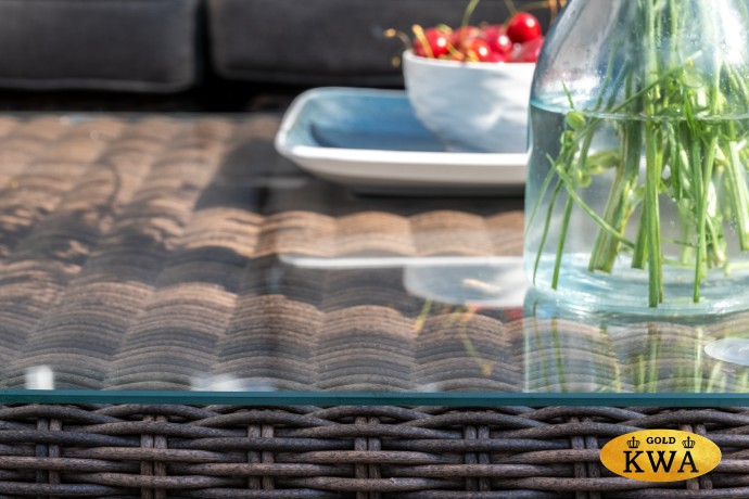 "Капри" трансформирующаяся лаунж-зона из искусственного ротанга, цвет коричневый