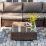 "Капри" трансформирующаяся лаунж-зона из искусственного ротанга, цвет коричневый