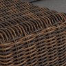 "Капри" трансформирующаяся лаунж-зона из искусственного ротанга, цвет коричневый