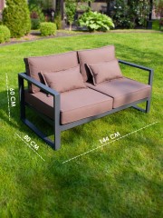 Диван &quot;Лагуна&quot; 2-х местный с двумя подлокотниками G401.3Е04