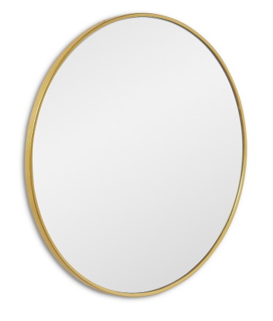 Ala S Gold Зеркало в тонкой раме Smal