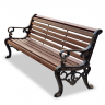 Скамейка чугунная Аллея 1,8 м -2м.
